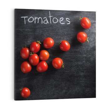 Obraz na płótnie 60x60 - Świeżość Smaku - pomidory, kuchnia