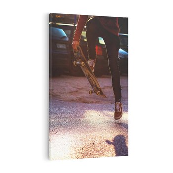 Obraz na płótnie 70x100 - Deskorolkowa Adrenalina Sportu - deskorolka, skateboard