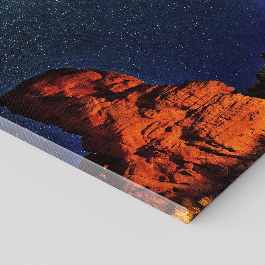 Obraz na płótnie 100x70 - Podróż przez kosmiczne gwiazdy - gwiazdy, kosmos