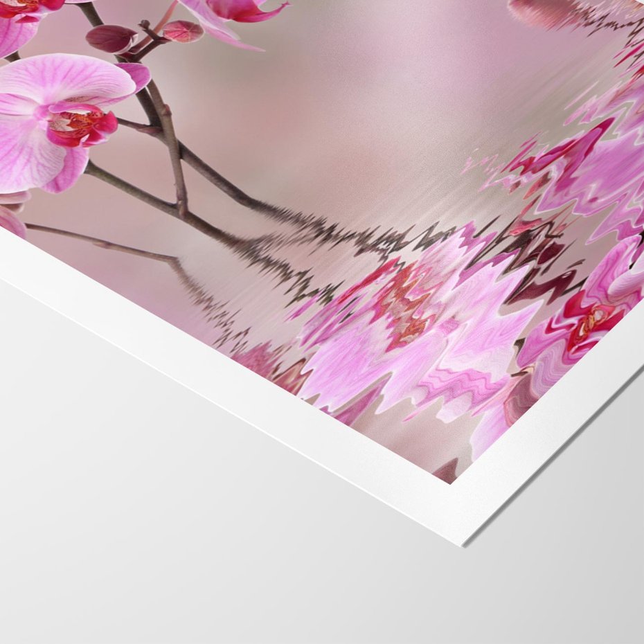 Plakat bez ramy 30x40 - Relaksacyjne spa w otoczeniu storczyka - spa, storczyk