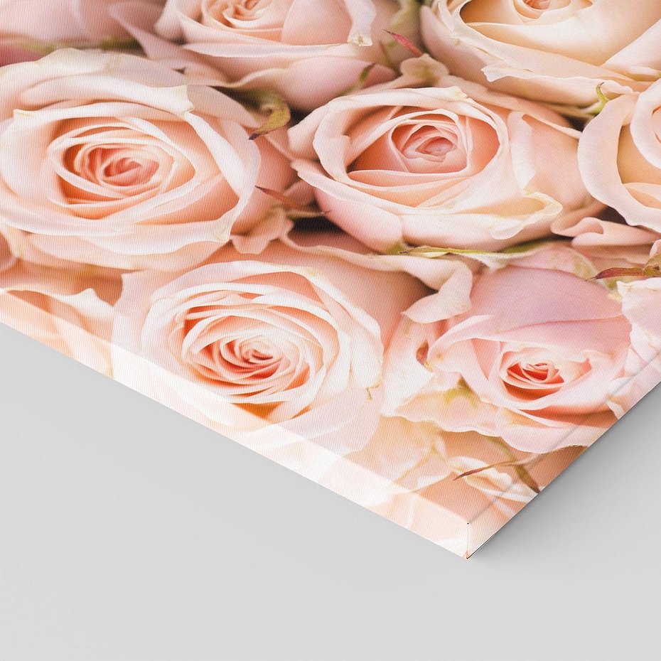 Obraz na płótnie 50x50 - Delikatność róż - piękno natury - róże, kwiaty