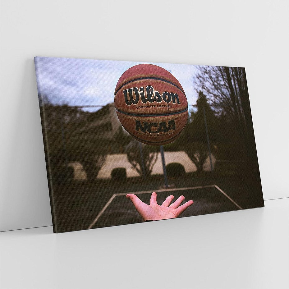 Obraz na płótnie 100x70 - Koszykarskie Pasmo Zwycięstw - koszykówka, piłka