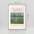 Plakat w ramie 50x70 - Claude Monet: Reprodukcja - Claude Monet, reprodukcja plakat - rama drewno