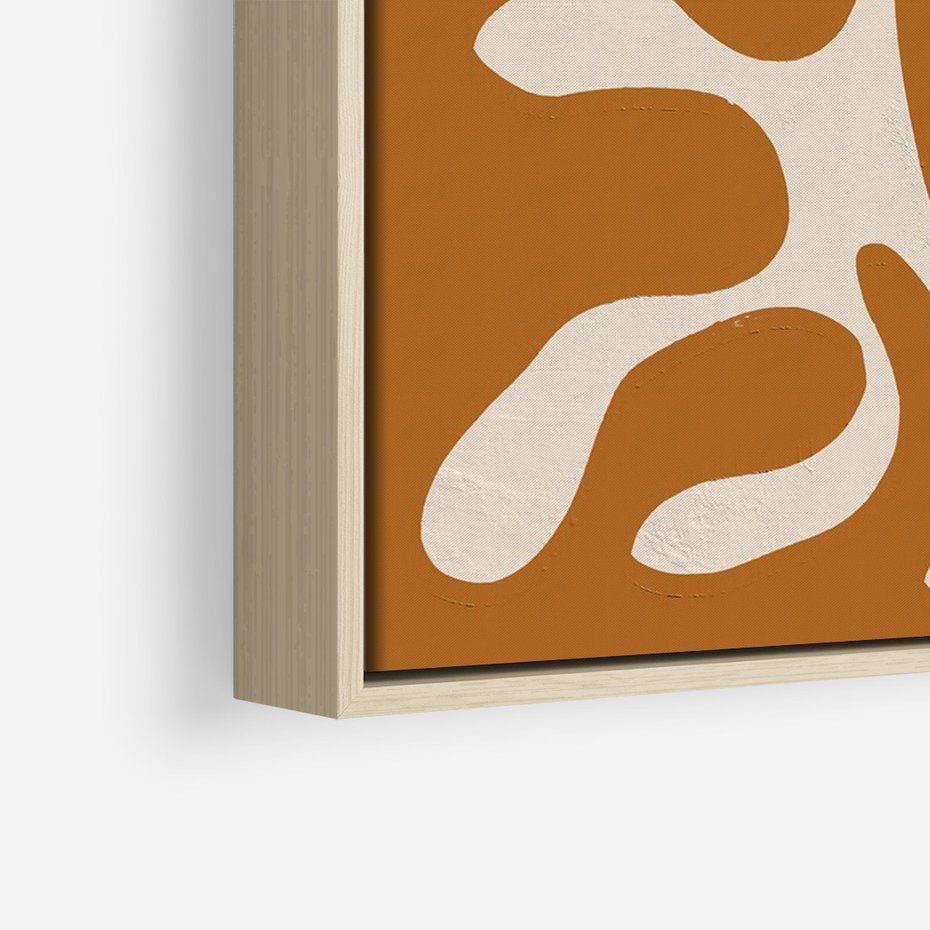 Obraz w ramie 70x100 - Wnętrza Akwarelowej Wyobraźni - abstrakcyjny obraz, plakat - rama drewno