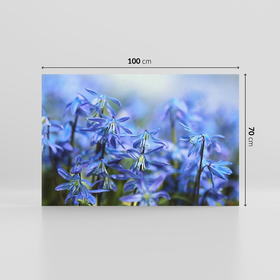 Obraz na płótnie 100x70 - Kwiatowa symfonia natury - kwiat, kwiaty