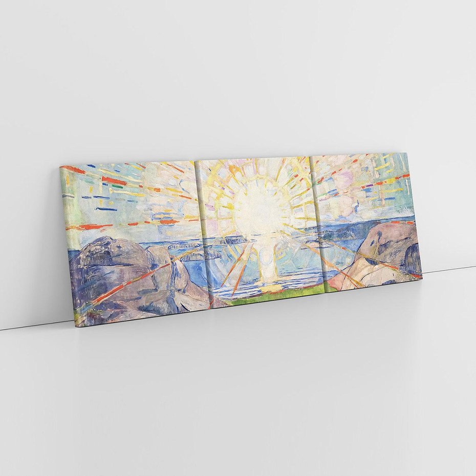 Obraz na płótnie 90x30 - "Solenintro" (1912-1913) Edvard Munch - Reprodukcja - reprodukcja, obraz na płótnie