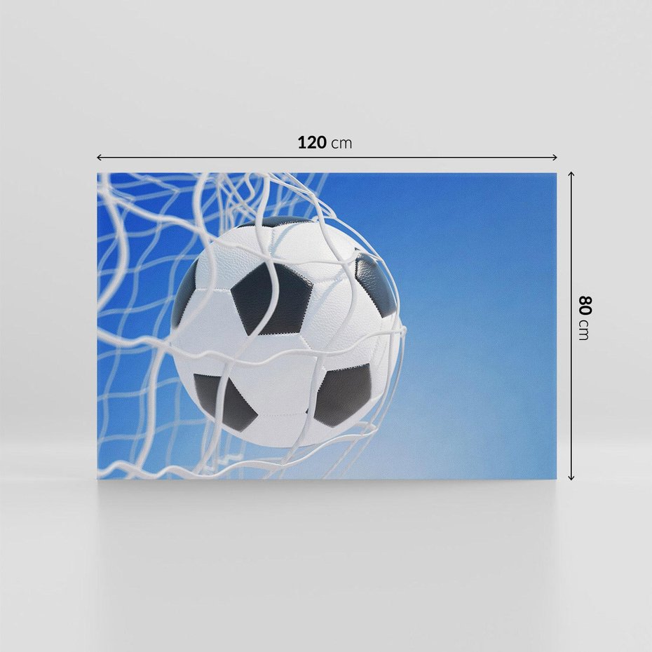 Obraz na płótnie 120x80 - Pasja na Plaży - piłka, siatka