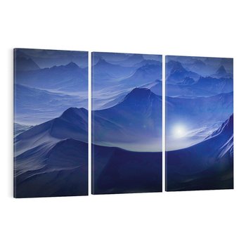 Obraz na płótnie 120x80 - Górska sceneria - krajobraz, góry