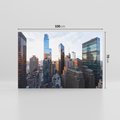 Obraz na płótnie 100x70 - Duch Nowego Jorku: Miasto Nieśpiące - Nowy Jork, USA
