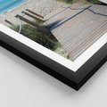 Plakat w ramie 40x50 - Żywa Natura - plaża, morze - rama czarna