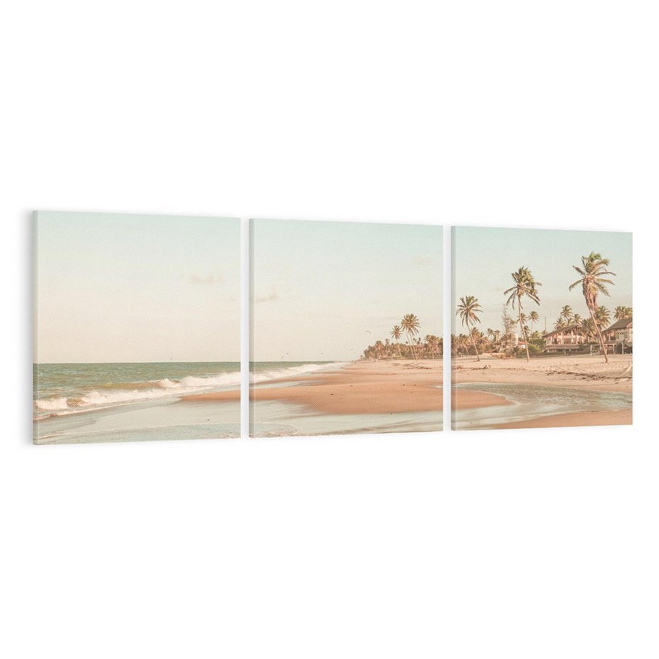 Obraz na płótnie 150x50 - Ukojenie na Plaży - fotografia, rajska plaża