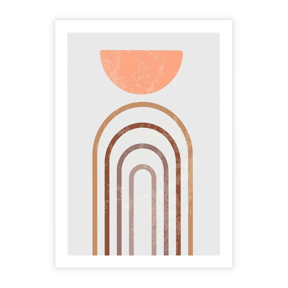 Plakat bez ramy 40x50 - Geometryczny Blask Złota - grafika, złoto