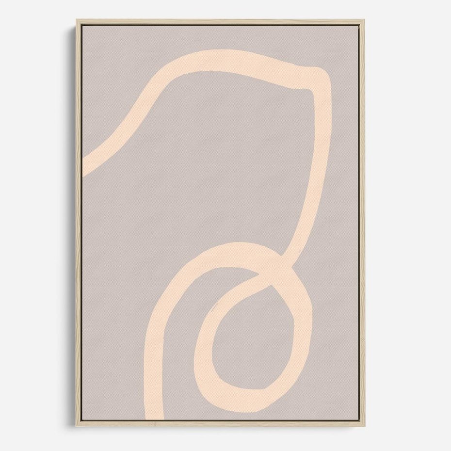 Obraz w ramie 70x100 - Wystylizowana Rewolucja - minimalistyczny obraz, nowoczesny - rama drewno