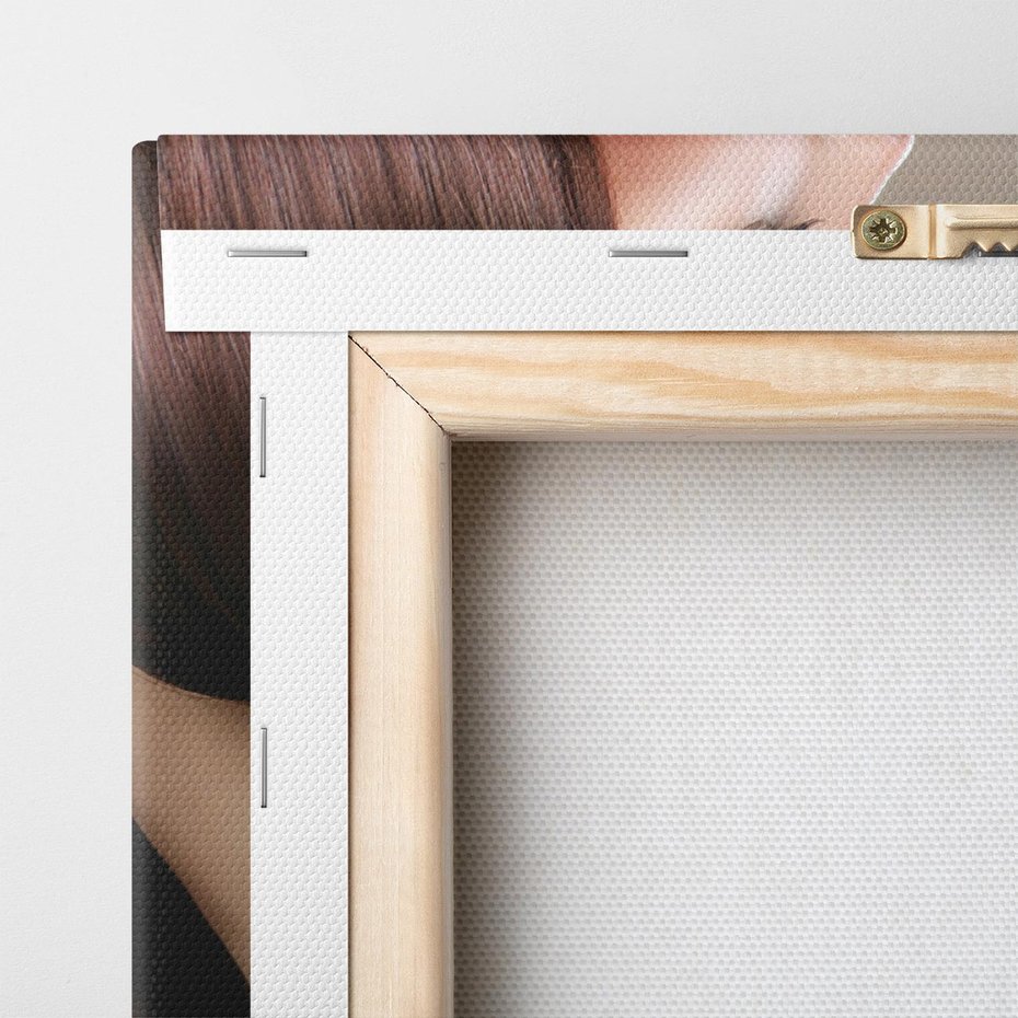 Obraz na płótnie 40x40 - Piękno fryzury - włosy, fryzura