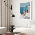 Plakat bez ramy 30x40 - Magiczna Wyspa na Twojej Ścianie - Santorini, wyspa