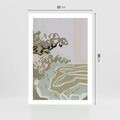 Plakat bez ramy 21x30 - Wizja Przestrzeni - pastelowy krajobraz, nowoczesny plakat