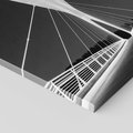 Obraz na płótnie 30x30 - Most nocą - Architektura - most, noc