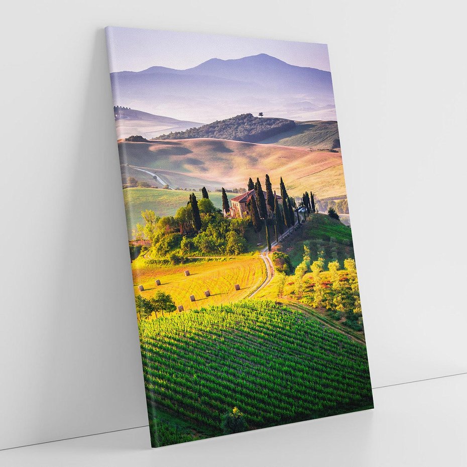 Obraz na płótnie 50x70 - Pejzaż w perspektywie - pejzaż, perspektywa