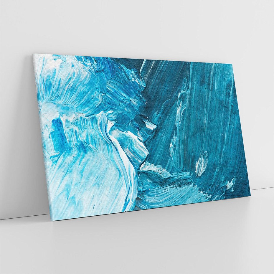 Obraz na płótnie 100x70 - Wyrazista abstrakcja w akwareli - abstrakcja, akwarela