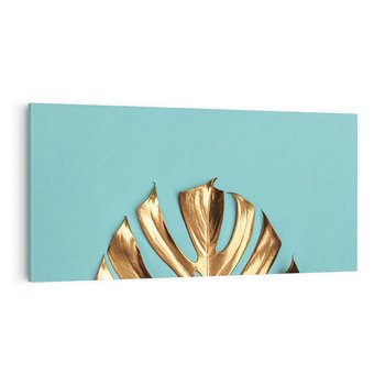 Obraz na płótnie 140x70 - Piękno Natury - złote, liście