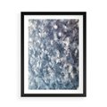 Plakat w ramie 50x70 - Magia Śnieżnych Kryształków - śnieg, szron - rama czarna