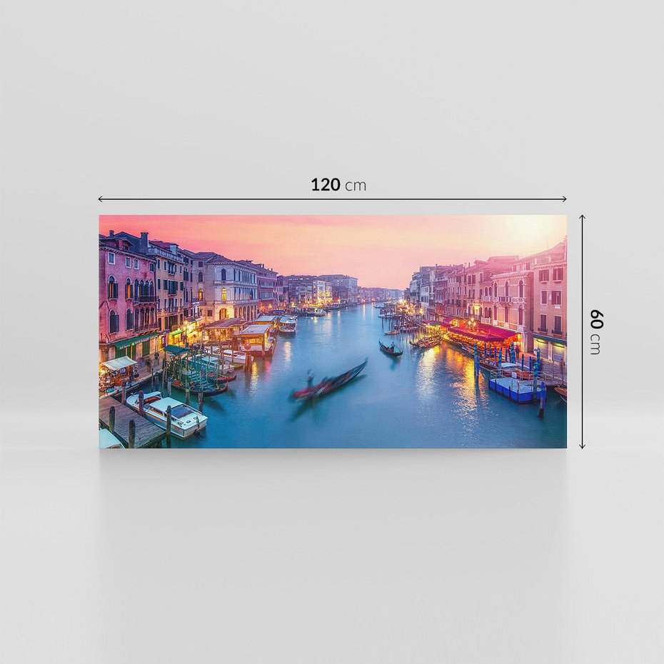 Obraz na płótnie 120x60 - Romantyczna Wenecja we Włoszech - Wenecja, Włochy