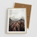 Plakat w ramie 50x70 - Jesienna Przyroda - góry, jesień - rama drewno
