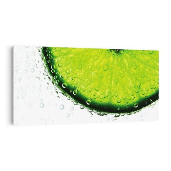 Obraz na płótnie 140x70 - Świeżość i kwasowość limonki - limnka, owoce