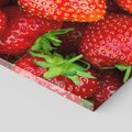 Obraz na płótnie 80x120 - Słodkie kuszenie - truskawki, owoce