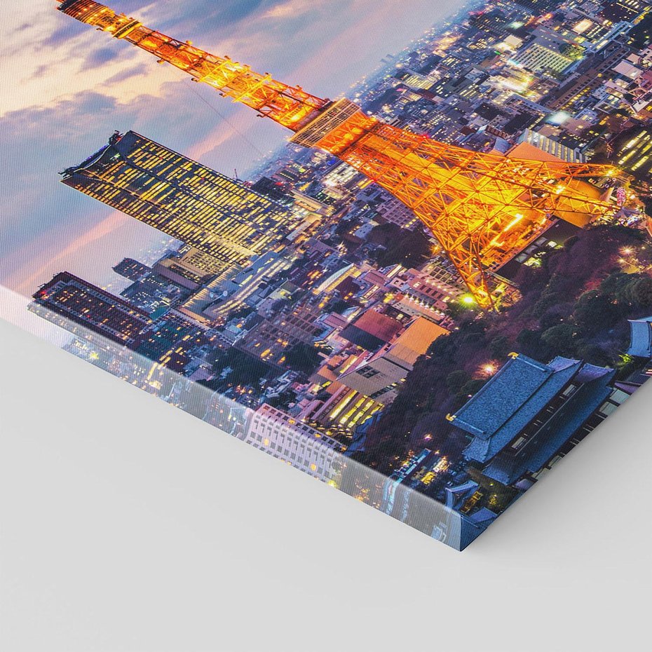 Obraz na płótnie 100x70 - Tętniące życiem Tokio - Tokio, Japonia