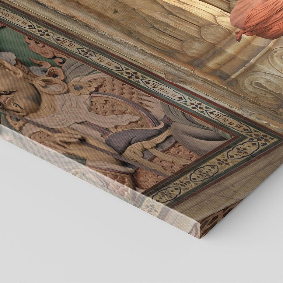 Obraz na płótnie 120x60 - Duch Indyjskiej Yogi - Indie, Azja