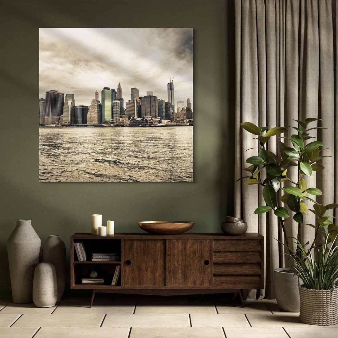 Obraz na płótnie 40x40 - Nowy Jork - miejska ikona - NY, USA