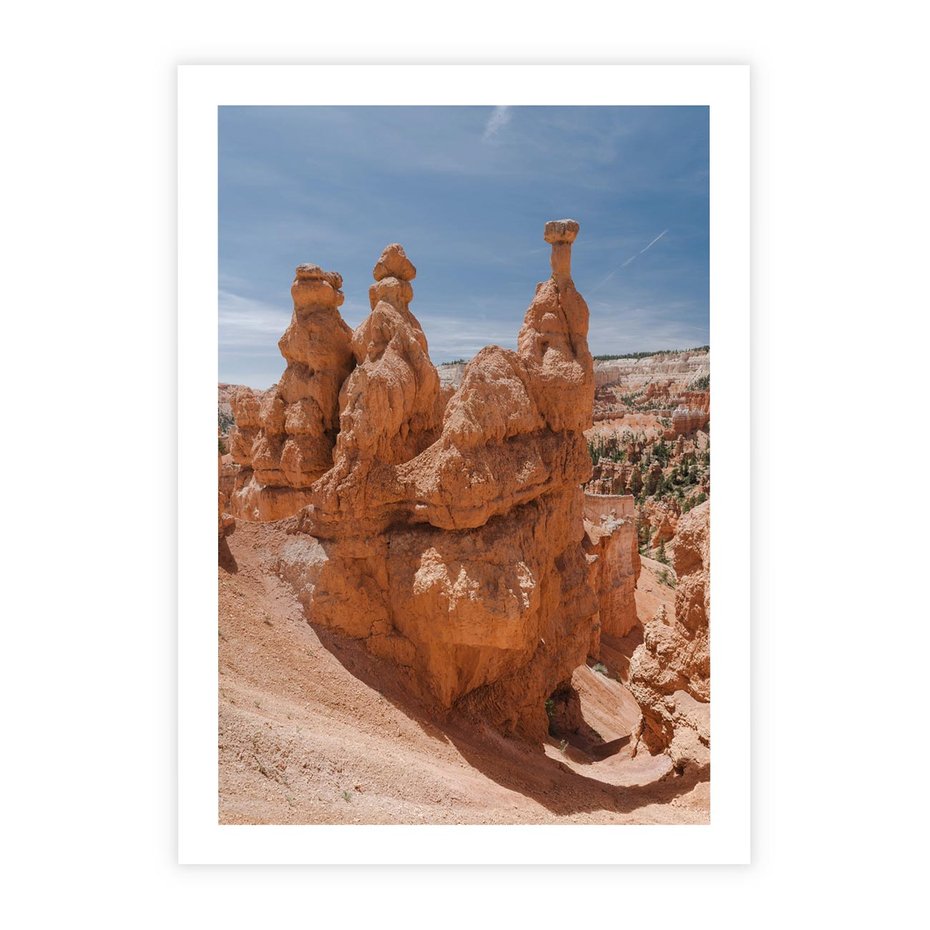 Plakat bez ramy 30x40 - Spektakularne Formacje Naturalne - kanion, pustynia