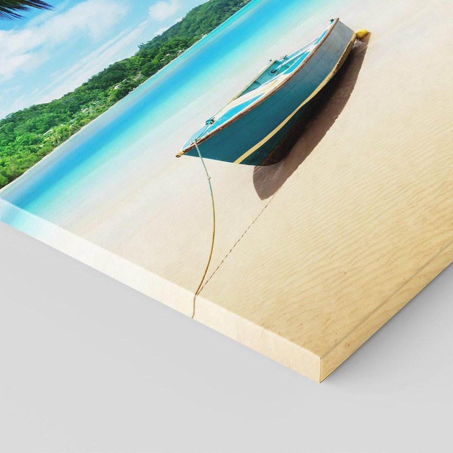 Obraz na płótnie 50x70 - Raj na plaży z palmami - plaża, palma