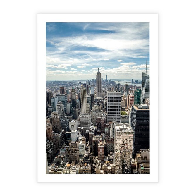 Plakat bez ramy 30x40 - Duch Nowego Jorku - Manhattan, Nowy Jork