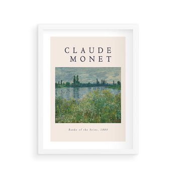 Plakat w ramie 40x50 - Claude Monet: Reprodukcja - Claude Monet, reprodukcja plakat - rama biała