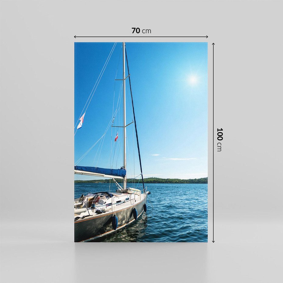 Obraz na płótnie 70x100 - Wolność na Horyzoncie - żaglowiec, morze