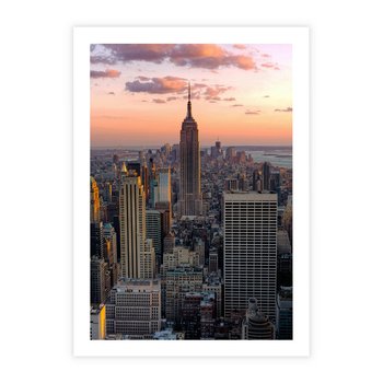 Plakat bez ramy 21x30 - Nowojorskie Wieżowce - Nowy York, wieżowce
