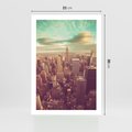 Plakat bez ramy 21x30 - Nowy Jork w oczach - Nowy Jork