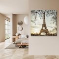 Obraz na płótnie 70x70 - Uroczystość w Paryżu - Paryż, wieża