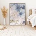 Obraz w ramie 50x70 - Luksusowa Dekoracja - marmur, złoto - rama drewno