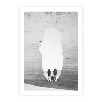 Plakat bez ramy 50x70 - Podróżna Eksploracja - Echa Przygody