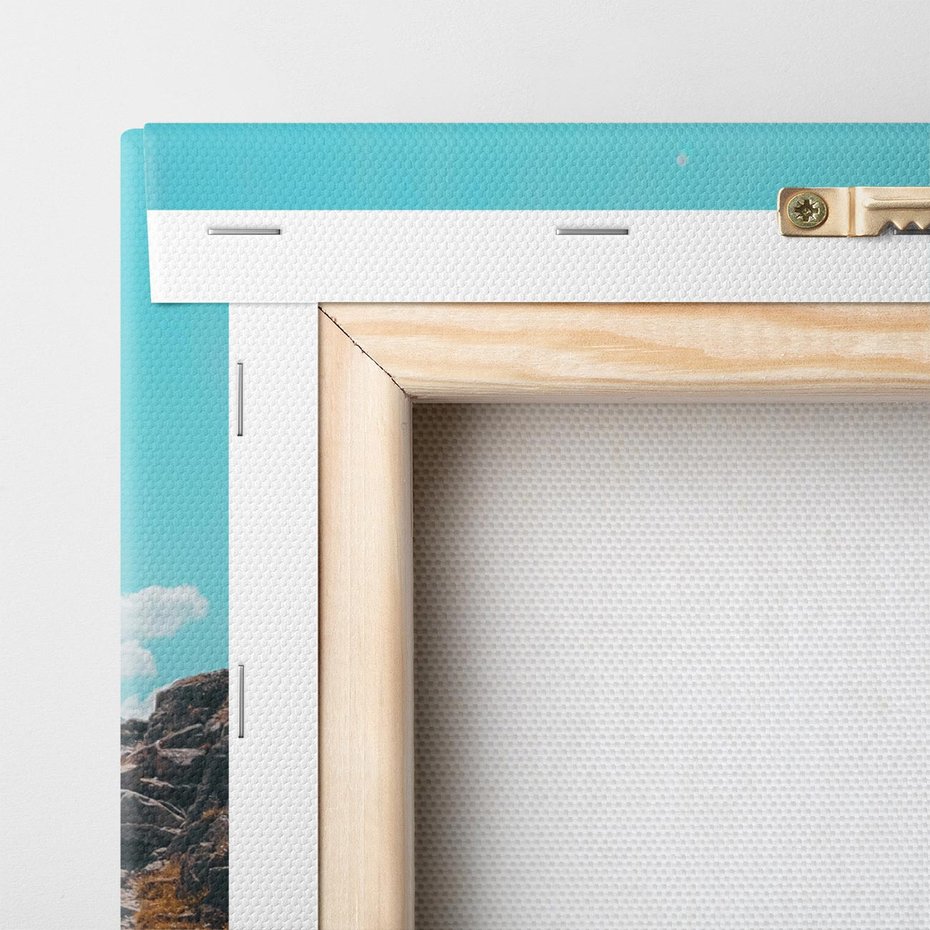 Obraz na płótnie 120x80 - Inspirujący Pejzaż - ścieżka, górska