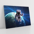 Obraz na płótnie 120x80 - Kosmiczna przygoda - kosmos, astronauta
