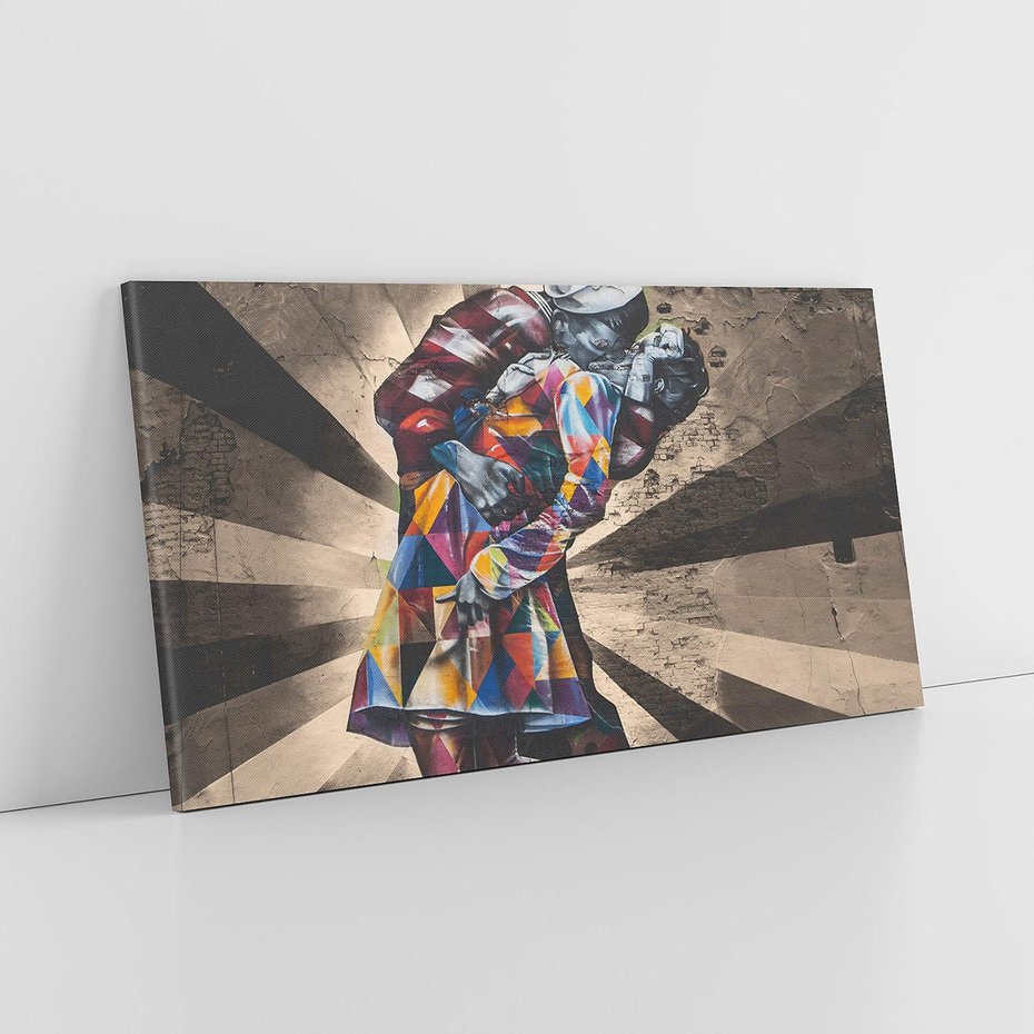 Obraz na płótnie 120x60 - Marynarz w świecie graffiti - marynarz, graffiti