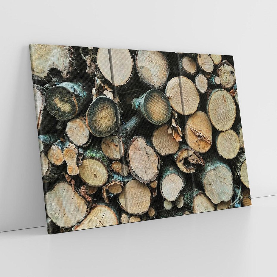 Obraz na płótnie 120x80 - Bliskość Natury - drewno, las