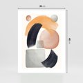 Plakat bez ramy 30x40 - Graficzna Kreatywność - abstrakcyjna grafika, plamy