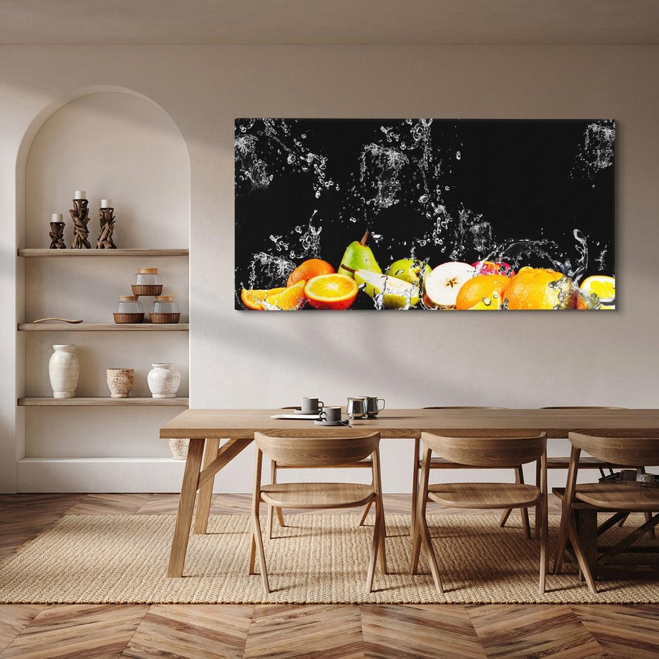 Obraz na płótnie 120x60 - Owoce w Restauracji - owoce, kuchnia