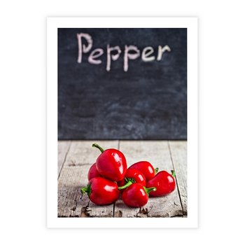 Plakat bez ramy 21x30 - Eksploracja smaków - papryka, kuchnia