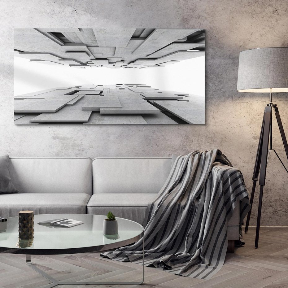 Obraz na płótnie 140x70 - Architektura 3D - architektura, 3D